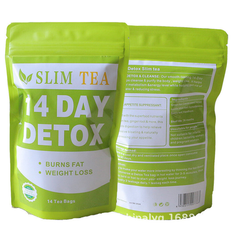 14 Days Detox Natural Slim Tea Weight Loss Herbal Tea 3g*14 Bags