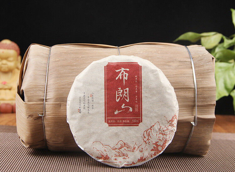 100g Pu'er tea cake Brown Mountain seven cakes round tea ripening small cake tea