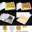 K Pure Genuine Gold Leaf Foil Sheet For Art Crafts Design Gilding Framing Scrap