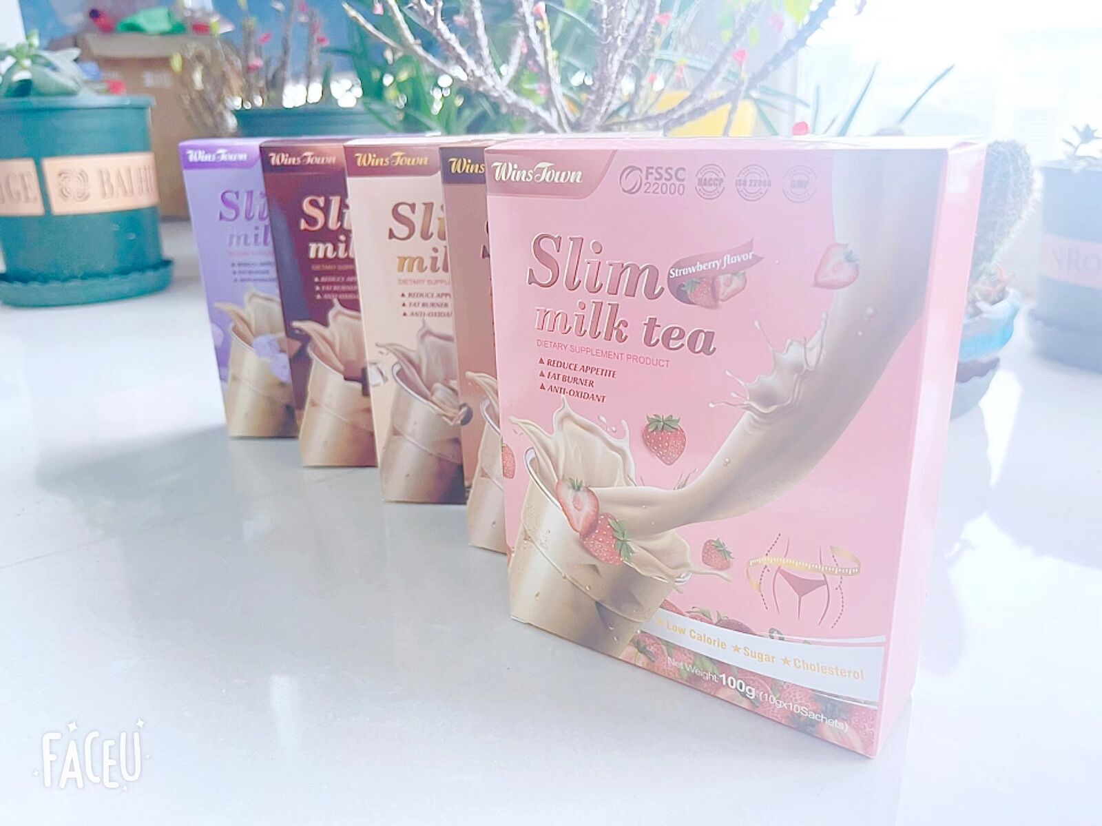 Slimming Milk Tea Chocolate Flavor Supplements Weight Loss Protein Powder 100g