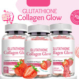 Nature Glow Glutathione Collagen - Strawberry Flavor/60 Organic Chewable Gummies