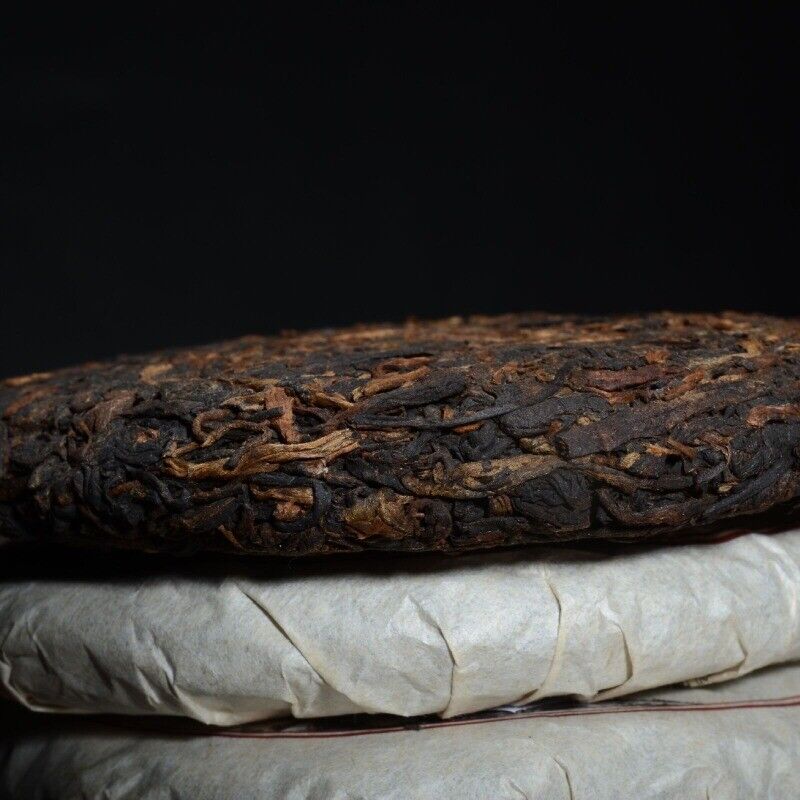 100g*3 Puerh Tea Ripe Tea Cake Tea Lao Banzhang Ripe Tea Pu'er Ripe Tea Cake