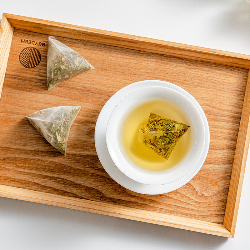 100 Bags Premium Dried Osmanthus Flower Tea Triangle Bag Osmanthus Longjing Tea