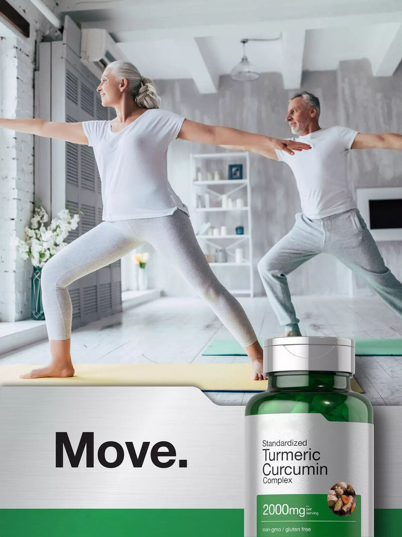 2000 mg | 90 capsules | Horbaach - Turmeric curcumin contains bioprotein |