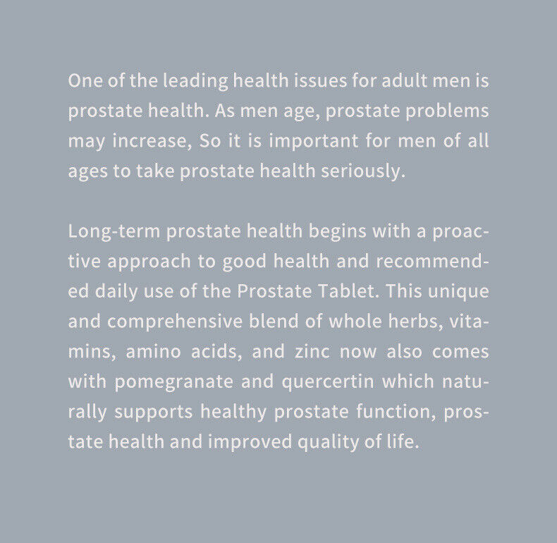 Prostate Tablet Health Men Fertility Pills 60 Tablets