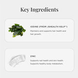 Hair and Energy Formula Vitamins with Zinc and Iodine for Healthy Hair 60 Count