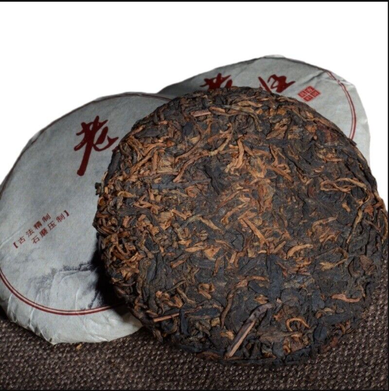 100g*3 Puerh Tea Ripe Tea Cake Tea Lao Banzhang Ripe Tea Pu'er Ripe Tea Cake