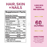 GLOW SKIN BEAUTY GUMMIES, HAIR SKIN NAILS with Collagen 60 GUMMIES