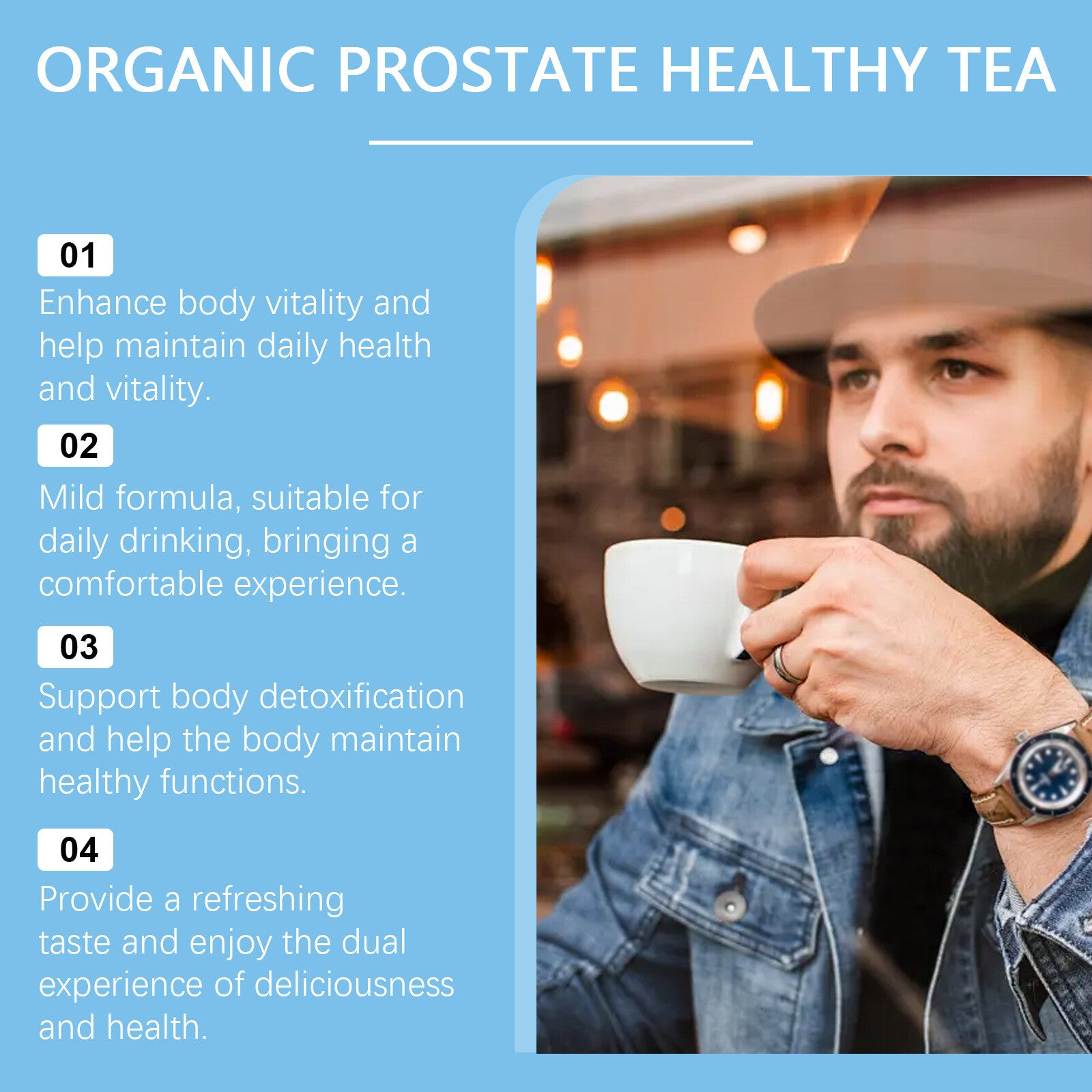 Googeer Organic Prostate Health Tea Natural Support Blend 100g