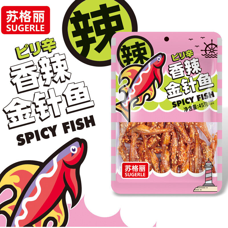 Spicy Pearl Crab Spicy Crab Small Sea Shrimp Seafood Instant Snacks