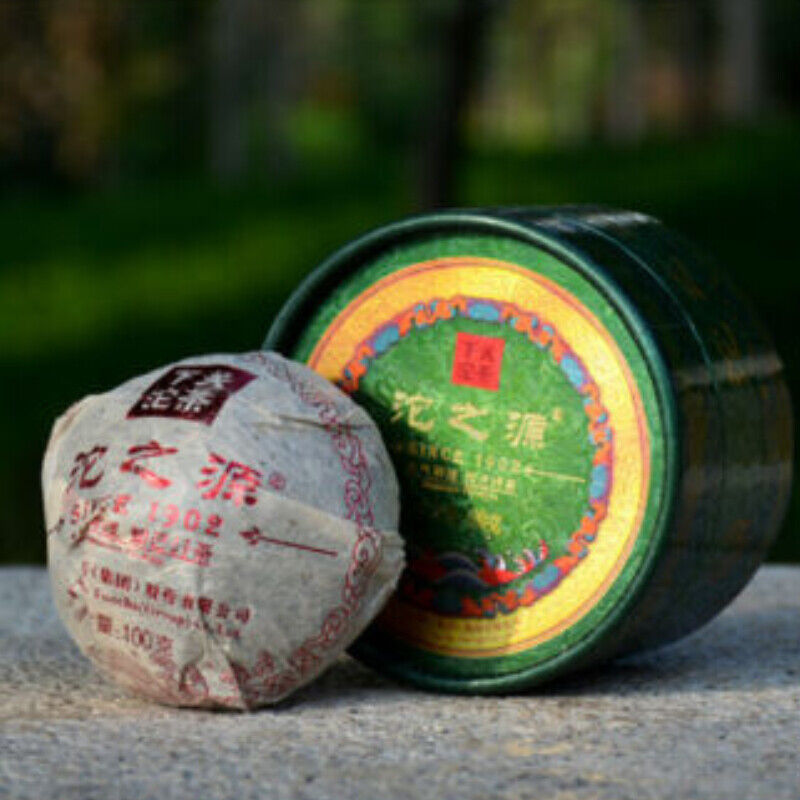 100g with Box TUO ZHI YUAN * 2014 Yunnan XiaGuan TuoCha Puerh Tea Raw Pu'er