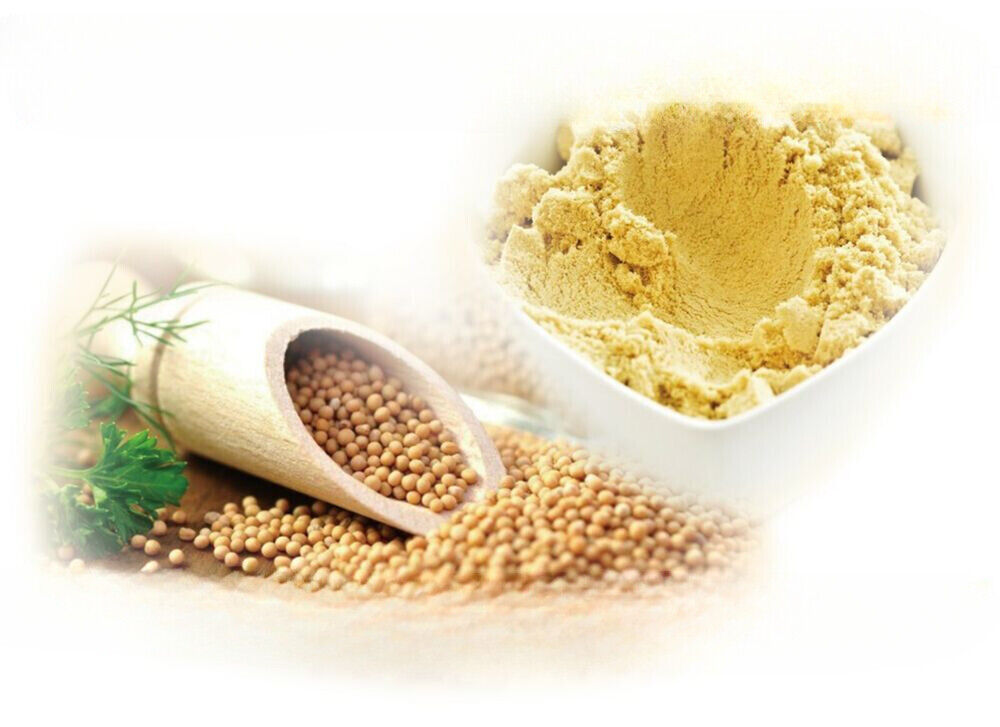 HELLOYOUNG Pure Yellow Mustard Seeds Powder (Ground) - Pure, Strong Flavour