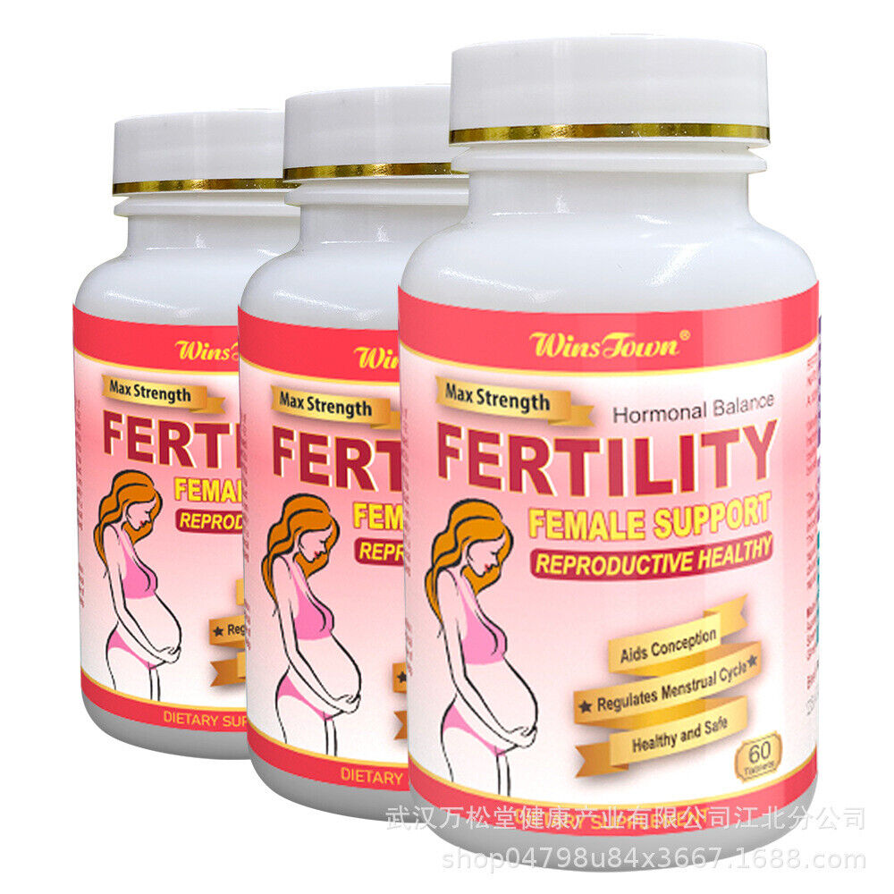 Woman FERTILITY Tablets Famale Support Reproductive Healthy 60 Tablets