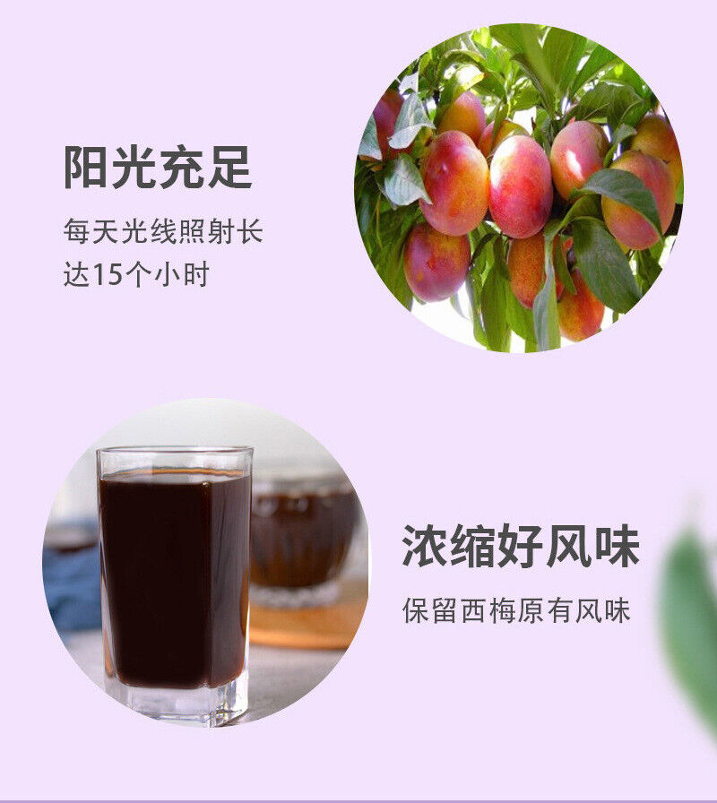 Prebiotic Prune Drink Dietary Fiber Fruit and Vegetable Juice Summer Organic