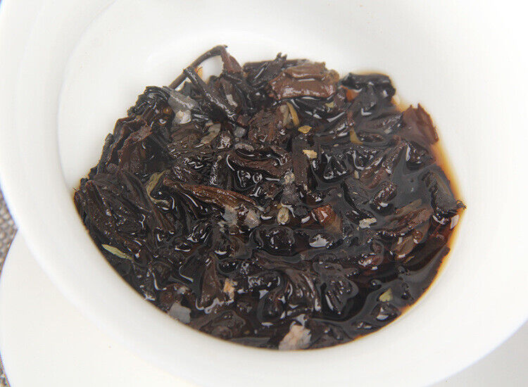 100g Pu-erh Ripe Tea Rose Ripe Tea Cake 普洱茶熟茶玫瑰花普熟茶饼三级普洱+玫瑰花陈香花香茶饼