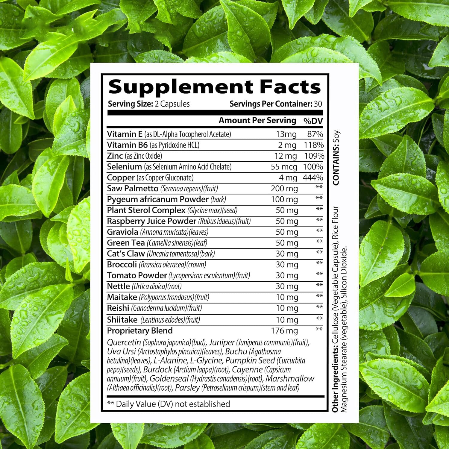 Prostate Health Supplement for Men with Saw Palmetto Plus 60Caps