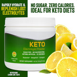 Keto Electrolyte Powder - Hydration Supplement for Ketogenic Diet 250g/8.8oz