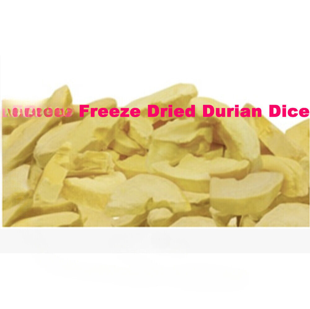 HELLOYOUNG Premium Freeze Dried Durian Dice - Pure, Strong Flavour Taste