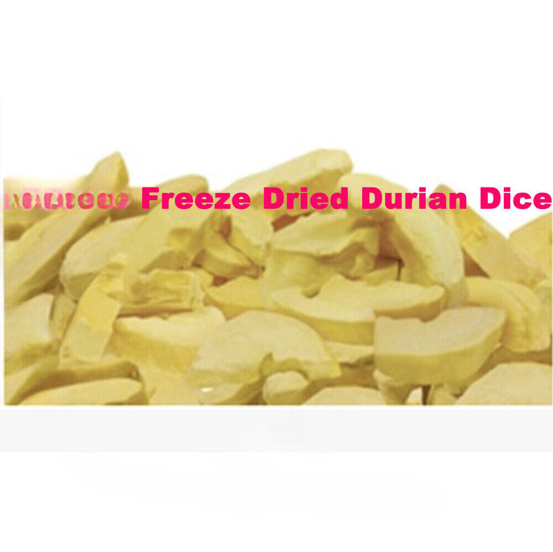 HELLOYOUNG Premium Freeze Dried Durian Dice - Pure, Strong Flavour Taste