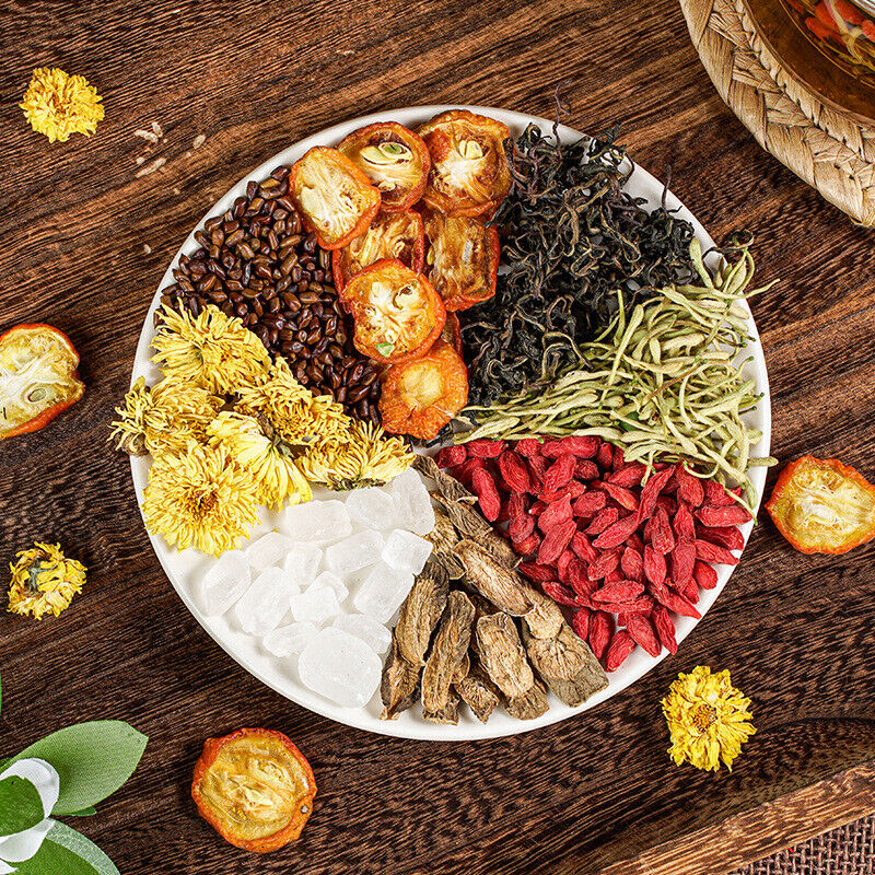 Chrysanthemum cassia seed siraitia grosvenorii medlar honeysuckle dandelion tea