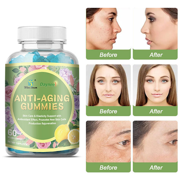 Anti Aging Gummies Beauty Whitening Fudge 60 Gummies