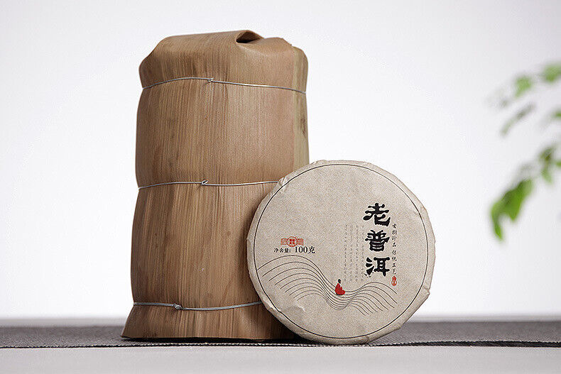 100g Yunnan Pu'er Tea Menghai Ripe Tea Old Pu'er Jiao Mu Ripe Tea Cake
