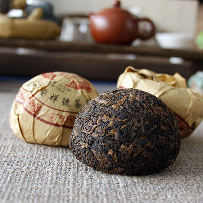 100g Yunnan Phoenix Tuocha Pu'er ripe tea Golden Bud Tuo black tea leaves