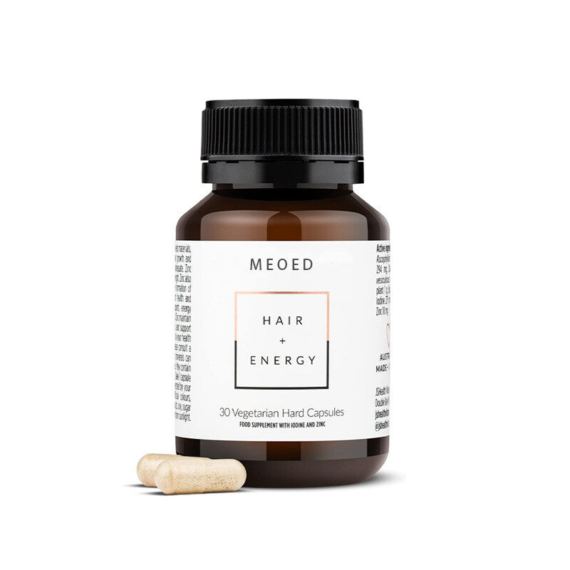 Hair and Energy Formula Vitamins with Zinc and Iodine for Healthy Hair 60 Count