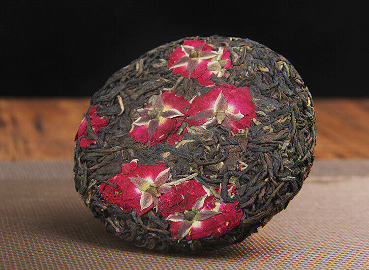 100g Yunnan Old Tea Tree Red Rose Black Tea Fengqing Dian Hong Rose Tea Cake