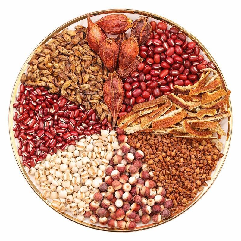 150g/5.3oz 5g*30 tea bags mixed with red beans, barley kernels, rice thickens