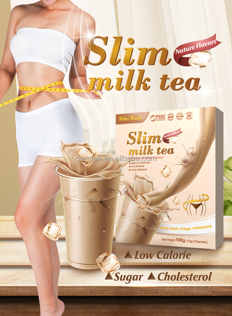 Slim Milk Tea Original Tea Belly Fat Burning Delicious Weight Loss Detox Tea100g