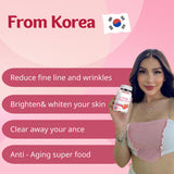 Nature Glow Glutathione Collagen - Strawberry Flavor/60 Organic Chewable Gummies