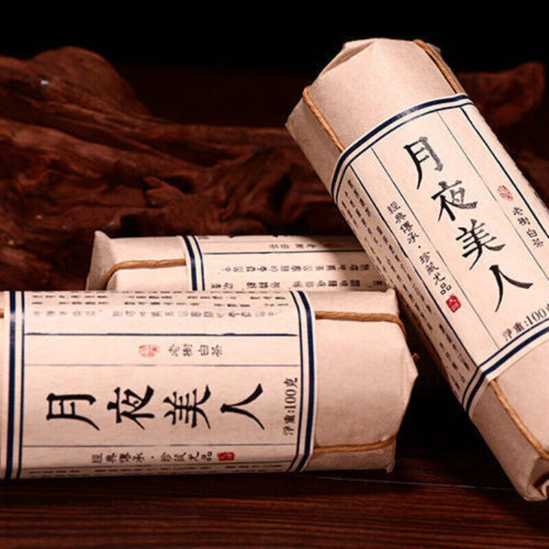 100g Weißer Tee Yunnan Weißer Pfingstrose Tee Kuchen Hohe Qualität Moonlight Tee