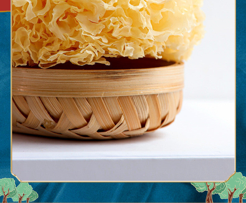 125g White Fungus Dry Goods Fresh Gutian White Fungus Sulfur-free Snow Fungus