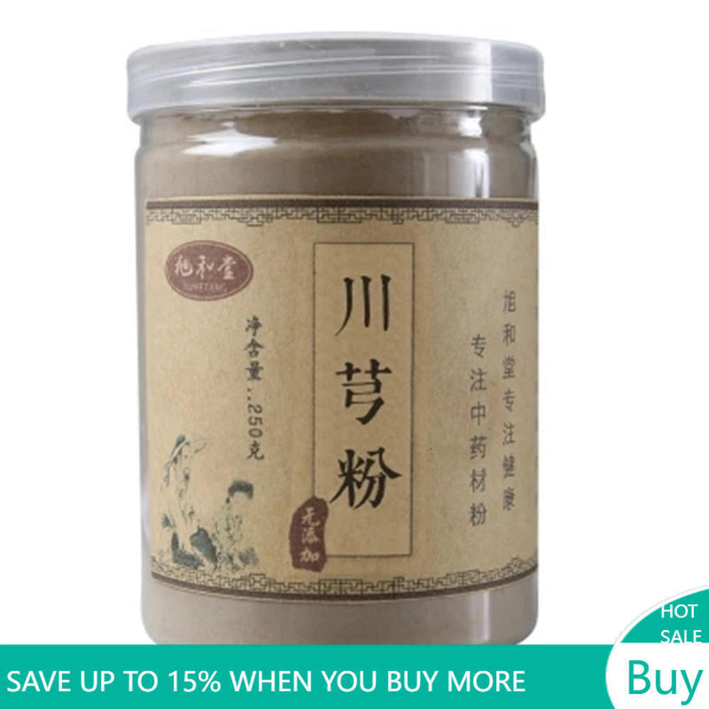 250g Chuan Xiong Powder Szechuan Lovage Root-Powder Ligusticum 100% Pure