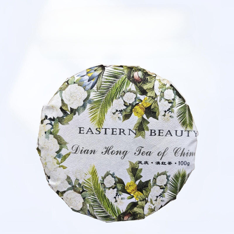 100g Sun-Dried Pu-erh Yunnan Dianhong Fengqing Loose Leaf Pressed Black Tea