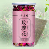 100g Rose Tea Organic Healthy Herbal Flower Tea Canned Ping Yin Mei Gui Cha Tea