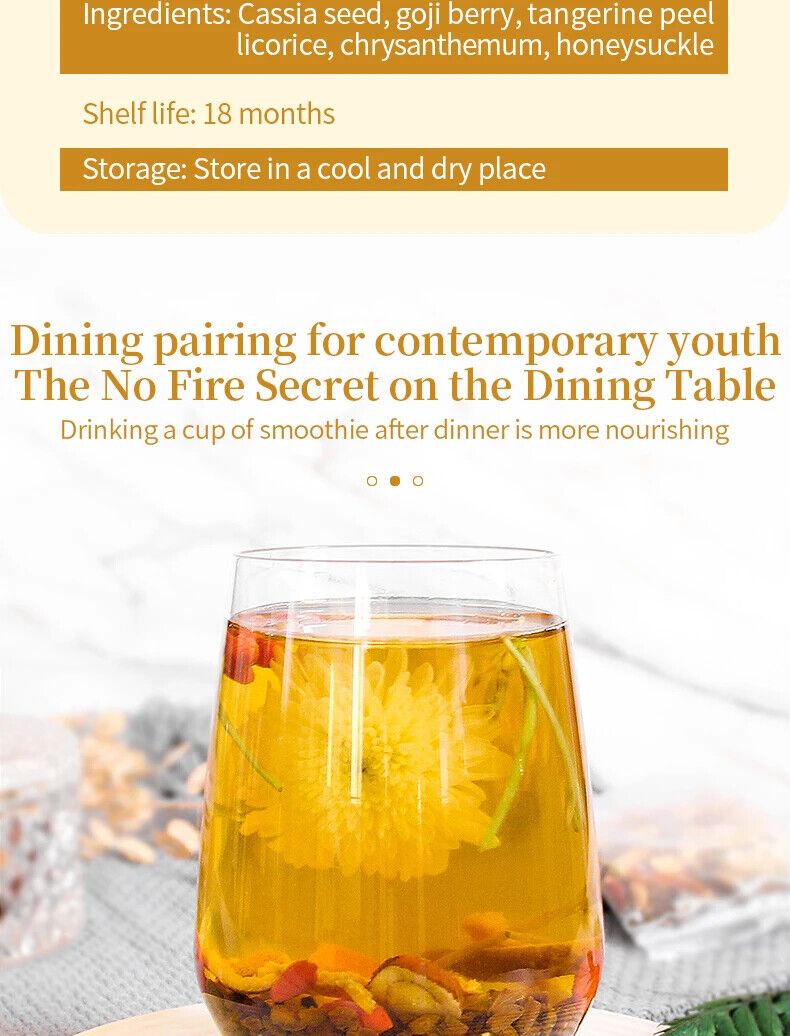 Chrysanthemum and Goji Berry Tea Healthy Herb Tea Bag 150g/5.29oz