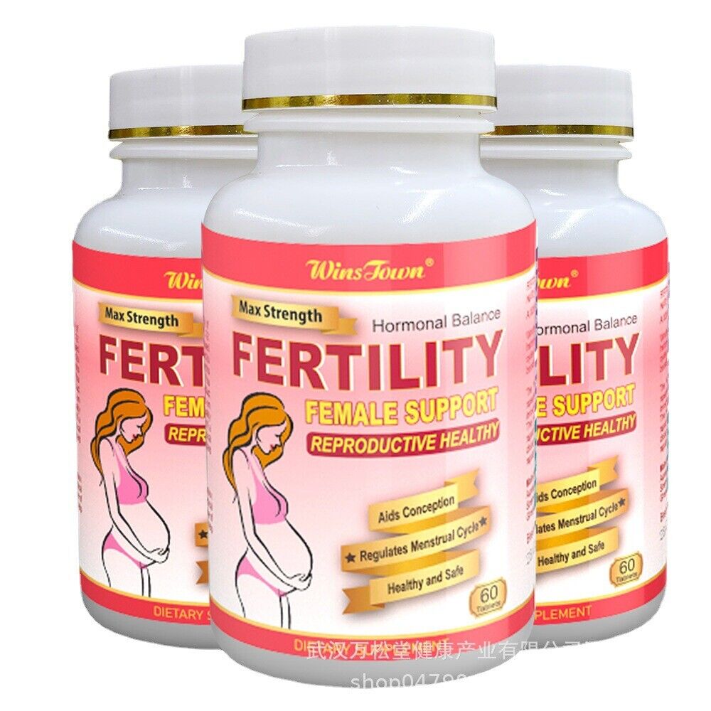 Woman FERTILITY Tablets Famale Support Reproductive Healthy 60 Tablets