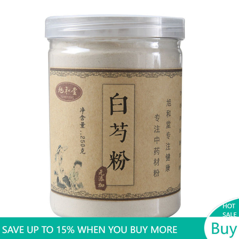 250g 100% Pure Peony Root Powder Paeonia Lactiflora BaiShaoyao Herbal Medicine