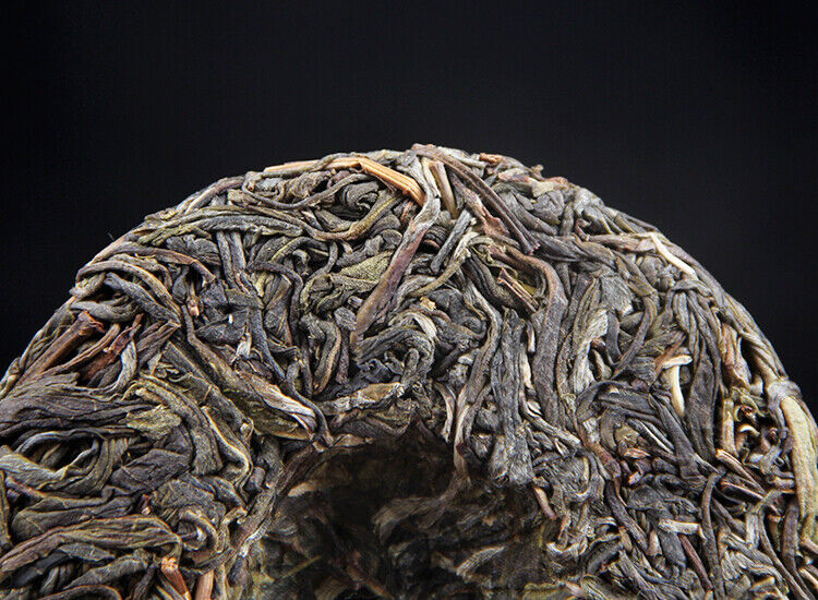 100g Yunnan Menghai Sleeping Deer Mountain Sun Green Pu'er Raw Tea Cake