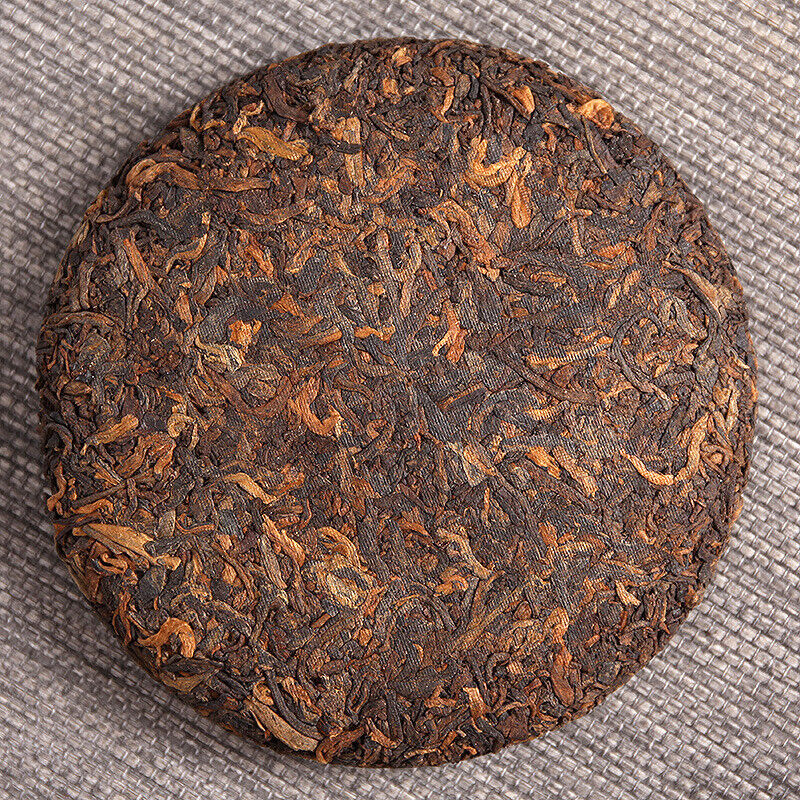 100g Yunnan Pu'er Tea Menghai Ripe Tea Old Pu'er Jiao Mu Ripe Tea Cake