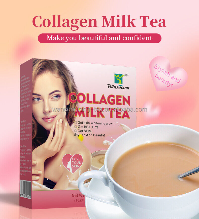 Collagen Tea Beauty Instant Collagen Powder Nutritional Supplement 10g*10bags