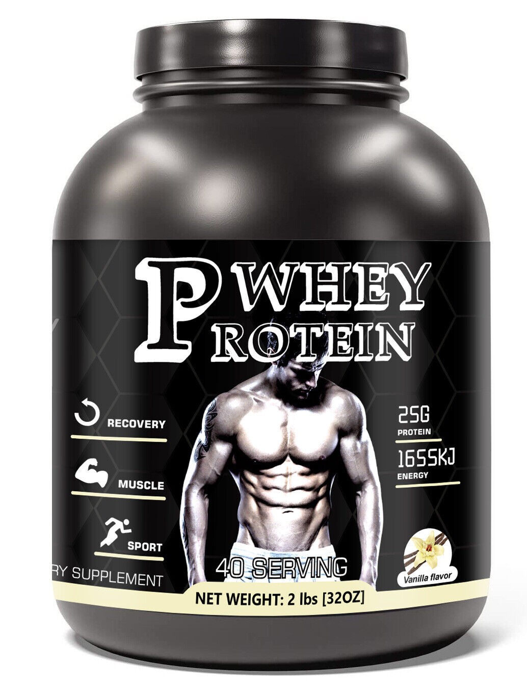 Equate Whey Protein Supplement Vanilla 2 Lbs