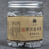 100g Raw Pu'er Tea Cream Organic Yunnan Pu-erh Green Tea Canned Health