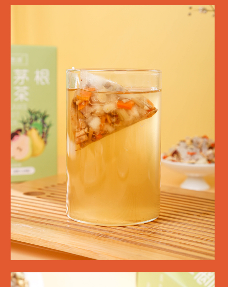 Bamboo Cane and Roots of Snow Pear Tea Triangle Bag No-boil Tea Bags 80g