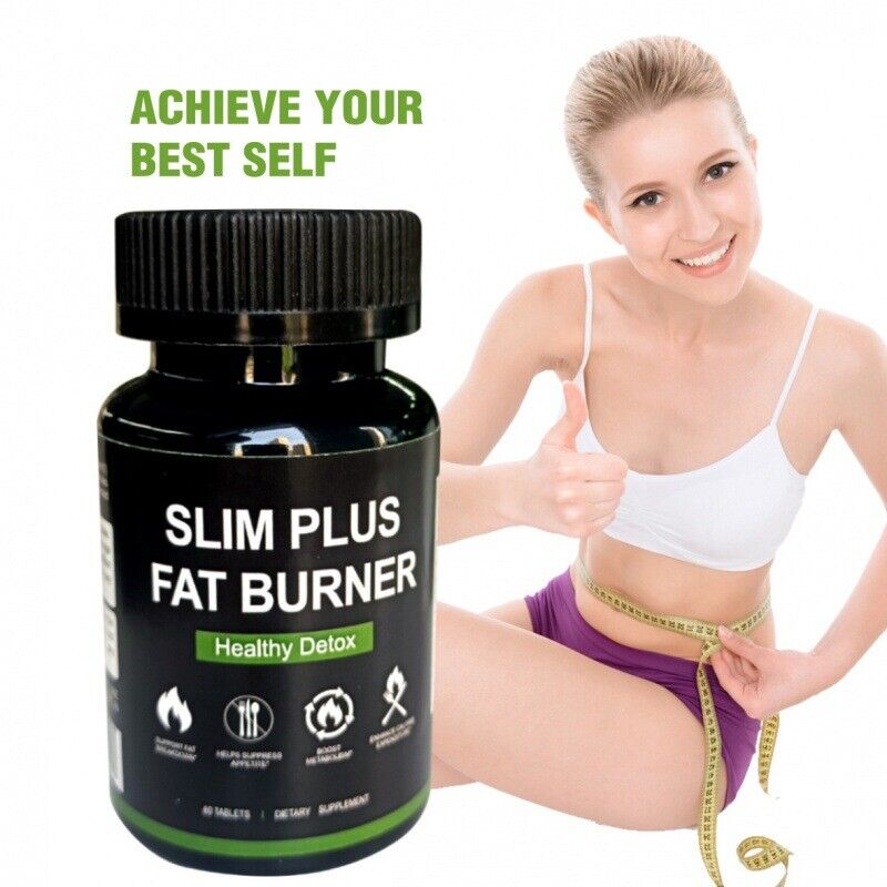 100% Authentic Organic Slim Plus Fat Burner healthy detox slimming capsule