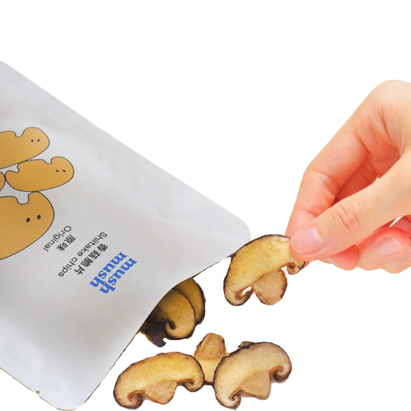 100g Crisps Healthy Snack Vegetable Chips  Dried Shiitake Mushroom