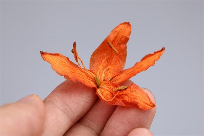 200g Lily Scented Tea Cake Natural Organic Herbal Tea Lungs Cough Sedative Tea