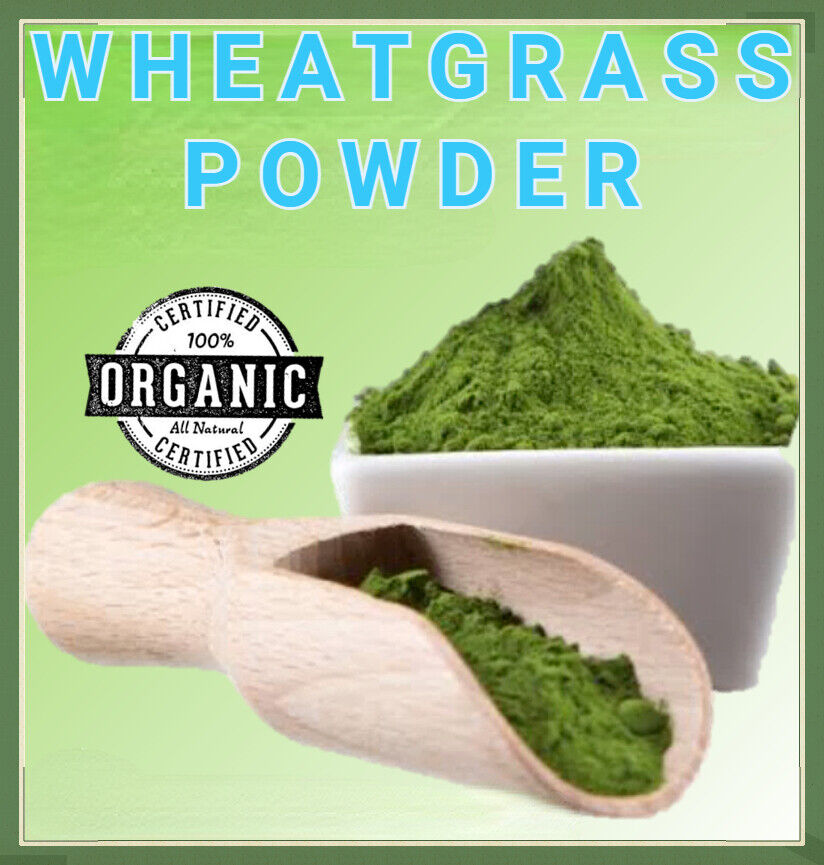 ORGANIC WHEATGRASS POWDER - Wheat Grass Premium Grade - Detox & Wellness